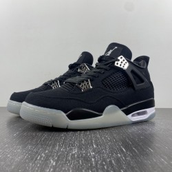 Air Jordan 4 Retro black and grey