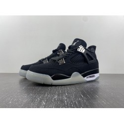 Air Jordan 4 Retro black and grey