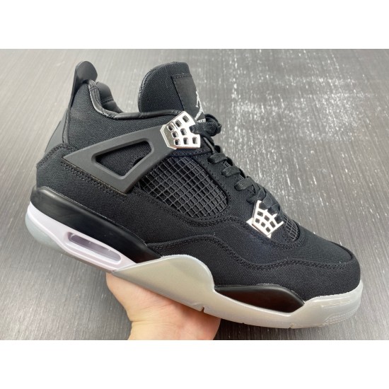 Air Jordan 4 Retro black and grey