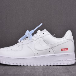 S@preme x Air Force 1 Low 'Box Logo - White' CU9225-100