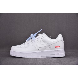 S@preme x Air Force 1 Low 'Box Logo - White' CU9225-100