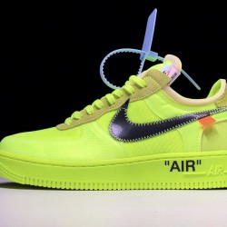 Nike Air Force 1 Low Off-White Volt Men's - AO4606-700