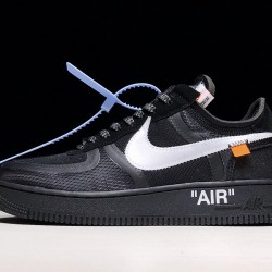 Off-White x Air Force 1 Low 'Black' - AO4606 001