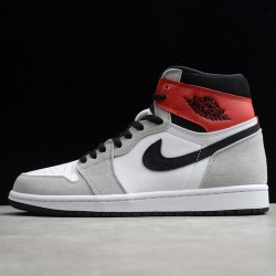 Jordan 1 Retro High Light Smoke Grey Men's - 555088-126