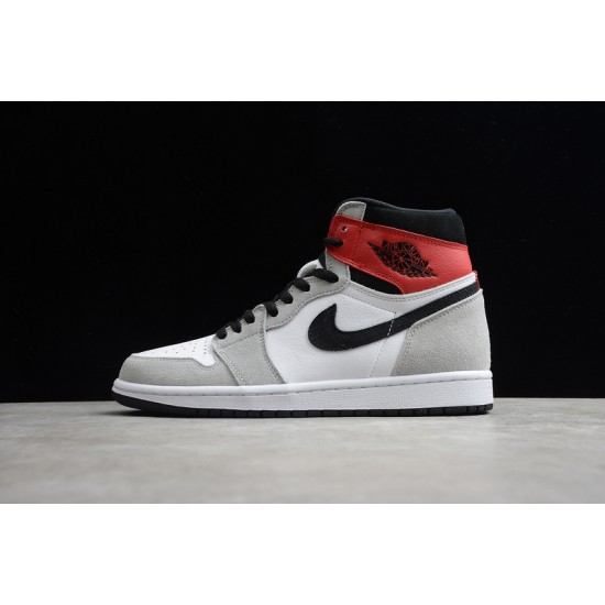 Jordan 1 Retro High Light Smoke Grey Men's - 555088-126