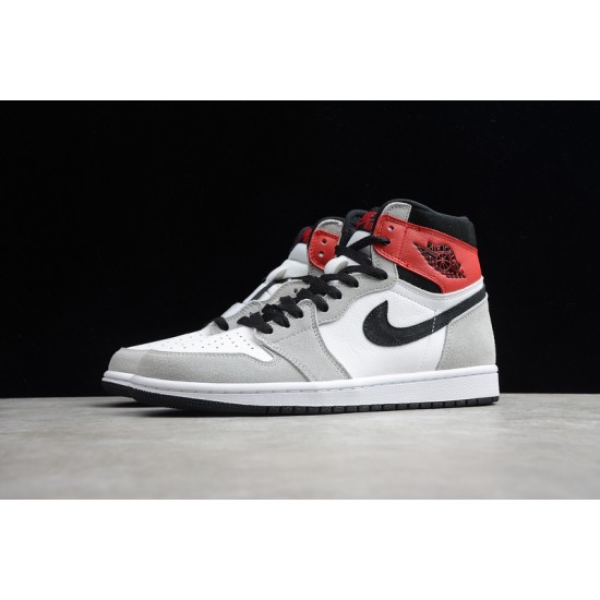 Jordan 1 Retro High Light Smoke Grey Men's - 555088-126