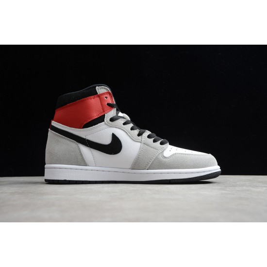 Jordan 1 Retro High Light Smoke Grey Men's - 555088-126