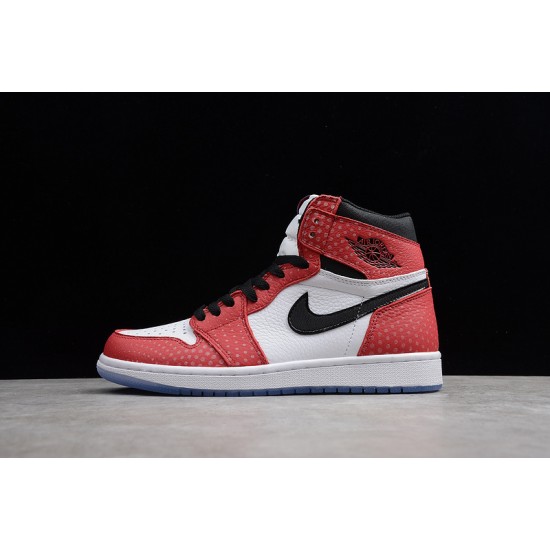 Jordan 1 Retro High Spider-Man Origin Story Men's 555088-602