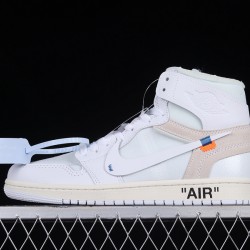 Jordan 1 Retro High Off-White White Men's - AQ0818-100