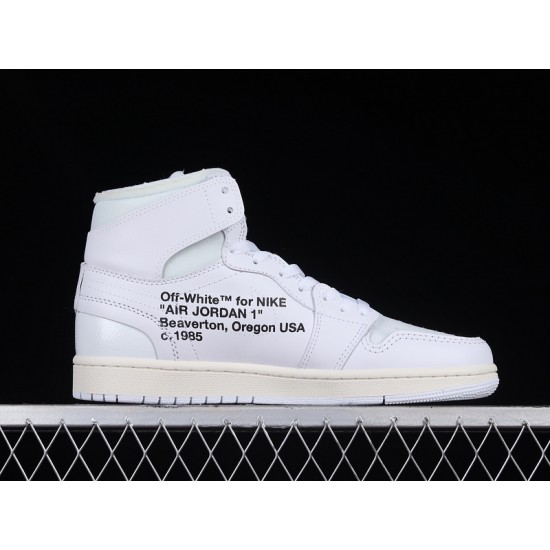 Jordan 1 Retro High Off-White White Men's - AQ0818-100