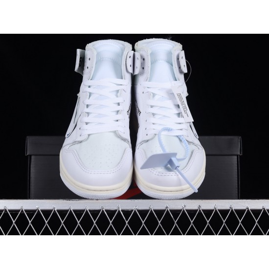 Jordan 1 Retro High Off-White White Men's - AQ0818-100