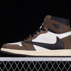 Travis Scott x Air Jordan 1 Retro High OG 'Mocha' CD4487-100