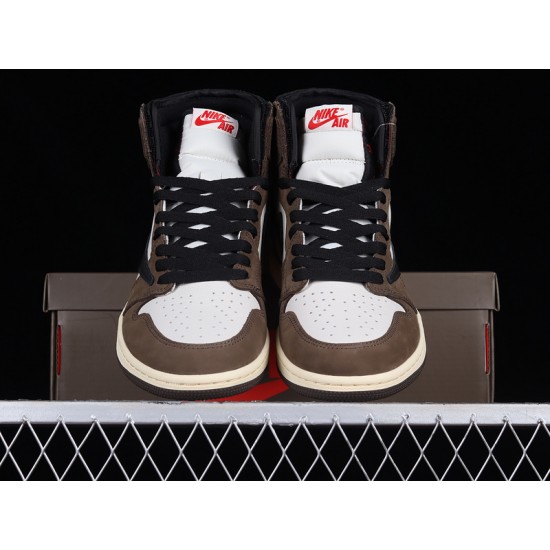 Travis Scott x Air Jordan 1 Retro High OG 'Mocha' CD4487-100