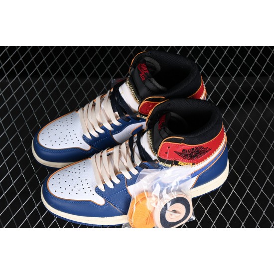 Jordan 1 Retro High Union Los Angeles Blue Toe Men's BV1300-146