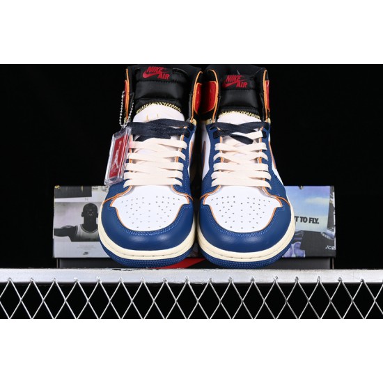 Jordan 1 Retro High Union Los Angeles Blue Toe Men's BV1300-146