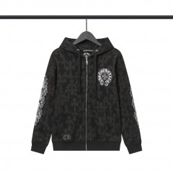 Chrome hearts zip up hoodie