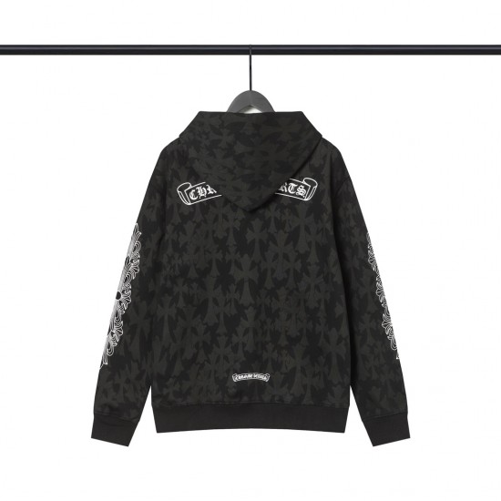 Chrome hearts zip up hoodie