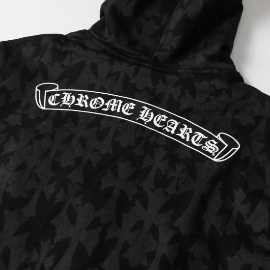 Chrome hearts zip up hoodie