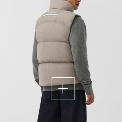 Canada Goose Lawrence Puffer Vest White Disc Limestone