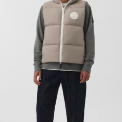 Canada Goose Lawrence Puffer Vest White Disc Limestone