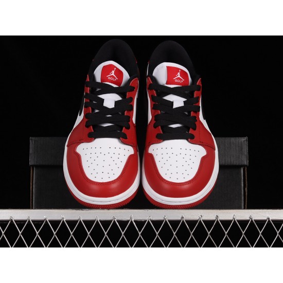 AIR JORDAN 1 LOW GOLF CHICAGO VARSITY RED/BLACK/WHITE DD9315-600