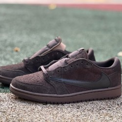 Travis Scott x Air Jordan 1 Low OG Velvet Brown DM7866-202