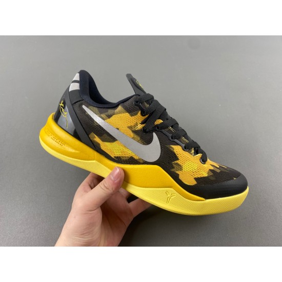 Nike Kobe 8 XDR 'Black Yellow' 555286-077