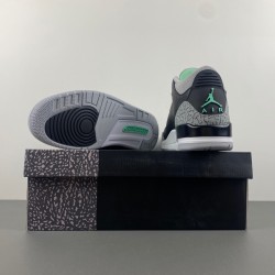 Jordan 3 Retro Green Glow Men's - CT8532-031