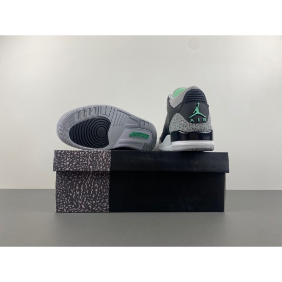 Jordan 3 Retro Green Glow Men's - CT8532-031