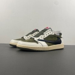 Travis Scott Air Jordan 1 Low OG Olive DM7866-200