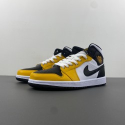 Jordan 1 Mid Yellow Ochre Men's - DQ8426-701