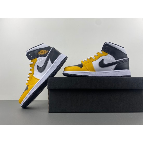 Jordan 1 Mid Yellow Ochre Men's - DQ8426-701