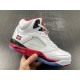 Jordan 5 Retro Fire Red Black Tongue (2013) Men's 136027-120 