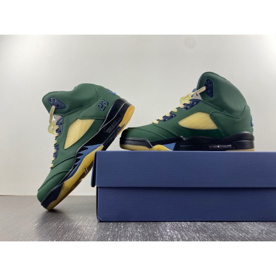 Air Jordan 5 "Navy Green” FZ5758-003