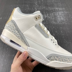 Jordan 3 Retro Craft Ivory Men's - FJ9479-100