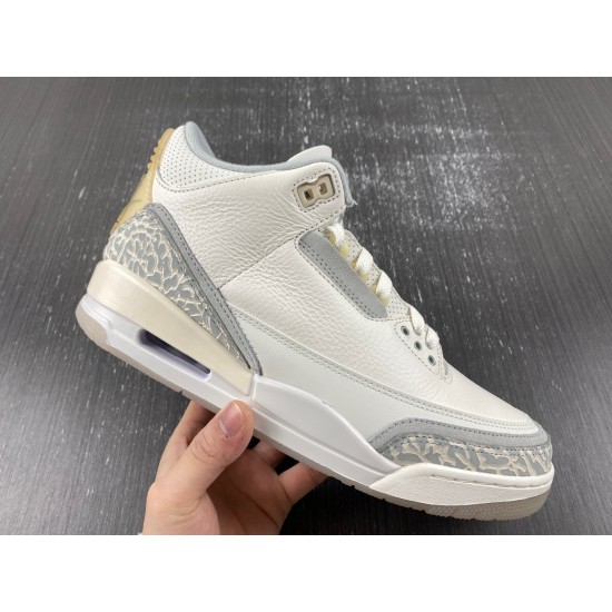 Jordan 3 Retro Craft Ivory Men's - FJ9479-100