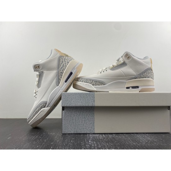 Jordan 3 Retro Craft Ivory Men's - FJ9479-100