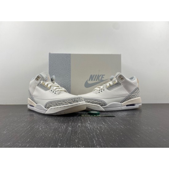 Jordan 3 Retro Craft Ivory Men's - FJ9479-100