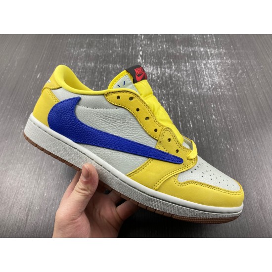 Travis Scott Air Jordan 1 Low OG Canary DZ4137-700