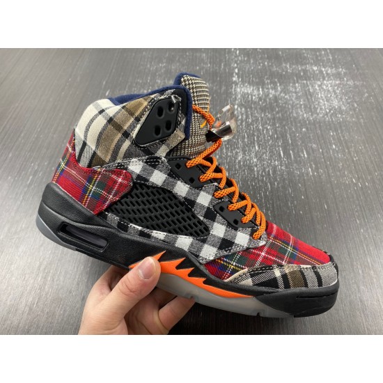 Air Jordan 5 Retro GS 'Plaid' - FD4814 008