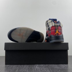 Air Jordan 5 Retro GS 'Plaid' - FD4814 008