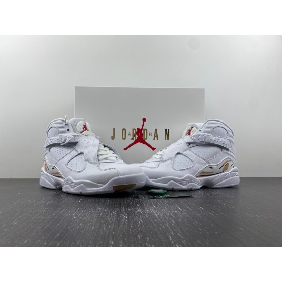 Jordan 8 Retro OVO White Men's - AA1239-135