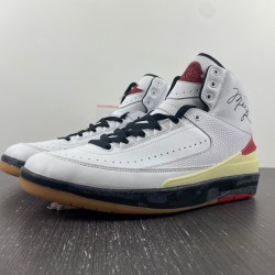 Air Jordan 2 Retro High SP Off-White White Red DJ4375-101