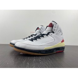 Air Jordan 2 Retro High SP Off-White White Red DJ4375-101