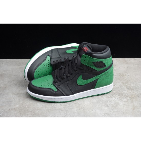 Jordan 1 Retro High Pine Green Black Men's - 555088-030