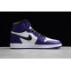 Jordan 1 Retro High Court Purple White Men's - 555088-500