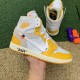 Off-White x Air Jordan 1 Retro High OG 'Canary Yellow' AQ0818-149