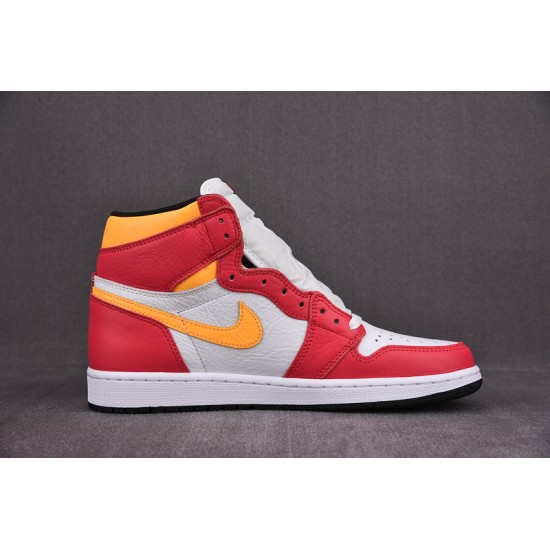 Jordan 1 Retro High OG Light Fusion Red Men's 555088-603