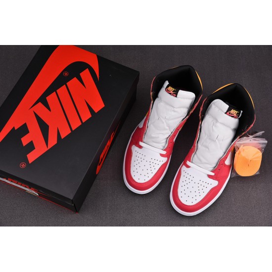 Jordan 1 Retro High OG Light Fusion Red Men's 555088-603