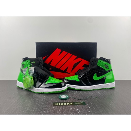 Jordan 1 Retro High Pine Green Black Men's - 555088-030